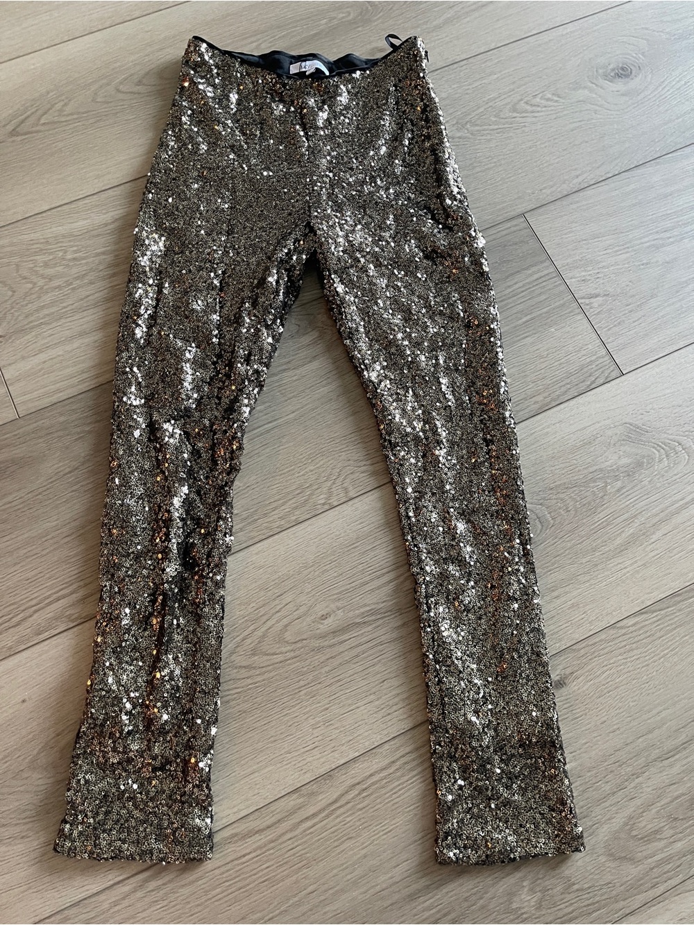 Sequin Leggings - Gold Sparkle
